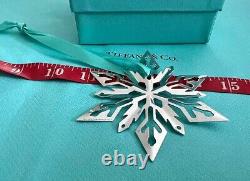 Tiffany & Co INTRICATE CHRISTMAS SNOWFLAKE STERLING 925 ORNAMENT 2021 Italy