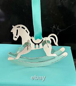 Tiffany & Co. Sterling Silver 3D Rocking Horse Ornament NIB