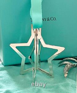 Tiffany & Co. Sterling Silver 3D Star Ornament NIB