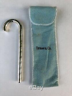 Tiffany & Co. Sterling Silver Candy Cane Christmas Ornament Vintage 1980's -6