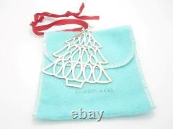 Tiffany & Co. Sterling Silver Christmas Tree Holiday Ornament Pouch A