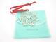 Tiffany & Co. Sterling Silver Christmas Tree Snowflake 2002 Ornament Pouch A