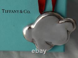 Tiffany Co Sterling Silver Cloud Christmas Ornament E Peretti Very Rare w Box