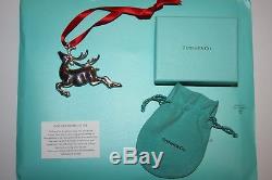 Tiffany & Co Sterling Silver Holiday Christmas Reindeer Ornament