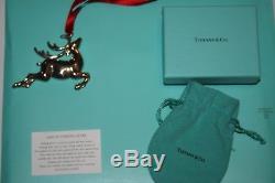 Tiffany & Co Sterling Silver Holiday Christmas Reindeer Ornament