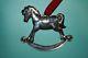 Tiffany & Co Sterling Silver Holiday Christmas Rocking Horse Ornament