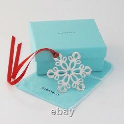 Tiffany & Co. Sterling Silver Snowflake Christmas Ornament