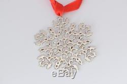 Tiffany & Co Sterling Silver Snowflake Christmas Ornament 1994