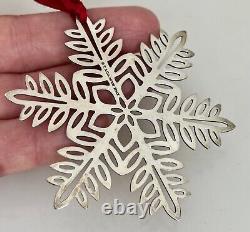 Tiffany & Co. Sterling Silver Snowflake Christmas Ornament 88961