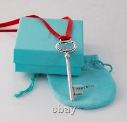 Tiffany & Co. Sterling Silver Three Dimensional Key Ornament