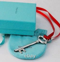 Tiffany & Co. Sterling Silver Three Dimensional Key Ornament