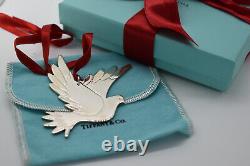 Tiffany Paloma Picasso Peace Dove Ornament Sterling Christmas Ornament LAST ONE