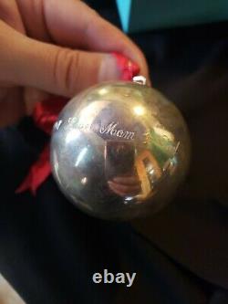 Tiffany Sterling Silver Christmas Ornament Ball Extremely Rare Please Read