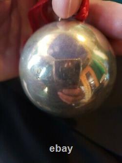 Tiffany Sterling Silver Christmas Ornament Ball Extremely Rare Please Read