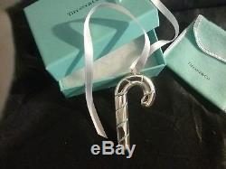 Tiffany Sterling Silver Christmas Ornament Candy Cane