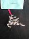 Tiffany Sterling Silver Christmas Ornament Reindeer Very Rare