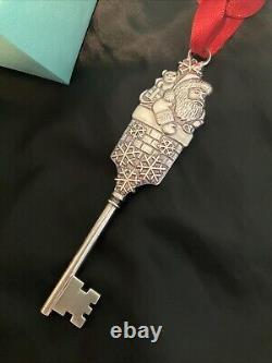 Tiffany Sterling Silver Christmas Ornament Santa's Key