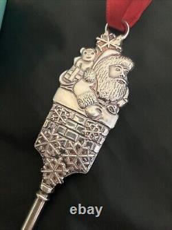 Tiffany Sterling Silver Christmas Ornament Santa's Key