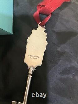 Tiffany Sterling Silver Christmas Ornament Santa's Key