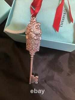 Tiffany Sterling Silver Christmas Ornament Santa's Key