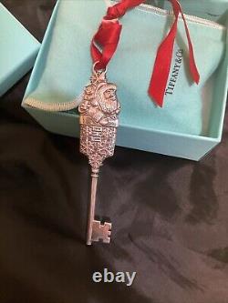 Tiffany Sterling Silver Christmas Ornament Santa's Key