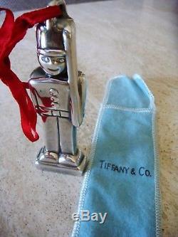 Tiffany Sterling Silver Toy Soldier 3D Xmas Ornament Early and Rare
