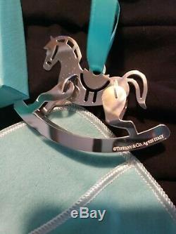 Tiffany Sterling silver Christmas Ornament Rocking Horse