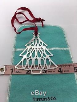 Tiffany & co. Sterling Silver Christmas tree holiday ornament 1998 tree