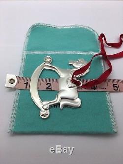 Tiffany & co. Sterling silver rocking horse Christmas ornament