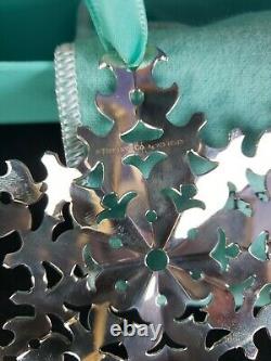 Tiffany sterling Silver Christmas Ornament Extremely Rare Vip Gift