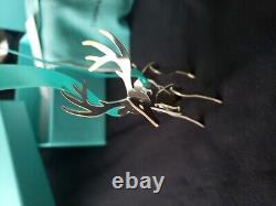 Tiffany sterling Silver Christmas Ornament Reindeer Extremely Rare