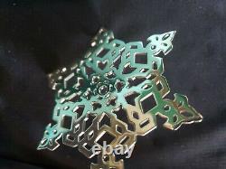 Tiffany sterling Silver Christmas Ornament Snowflake Extremely rare