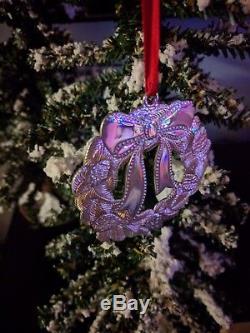 Tiifany & CO Sterling Silver Christmas Wreath Ornament