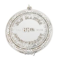 Towle 2002 Sterling Silver Christmas Ornament 60Th Anniversary Old Master 925