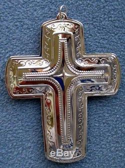 Towle 2013 21st Annual Sterling Silver Cross Christmas Ornament New in Box