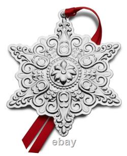 Towle Old Master Annual Sterling Snowflake Ornament 2024, 35th Edition NIB