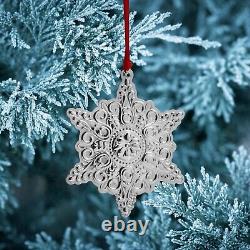 Towle Old Master Annual Sterling Snowflake Ornament 2024, 35th Edition NIB