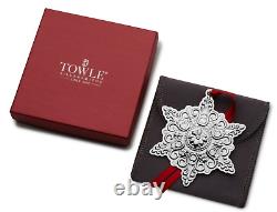 Towle Old Master Annual Sterling Snowflake Ornament 2024, 35th Edition NIB