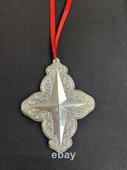 Towle Sterling Silver 2006 10th Anniversary Old Master Star Christmas Ornament