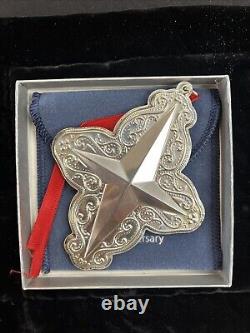 Towle Sterling Silver 2006 10th Anniversary Old Master Star Christmas Ornament