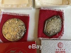Towle Sterling Silver Christmas Ornaments Medallion/Ornaments 1971-1982 VINTAGE
