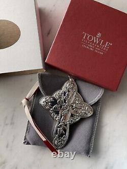 Towle Sterling Silver Cross Ornament 22nd Edition Great Baby Gift Christening