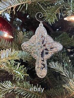 Towle Sterling Silver Cross Ornament 22nd Edition Great Baby Gift Christening