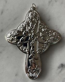 Towle Sterling Silver Cross Ornament 22nd Edition Great Baby Gift Christening