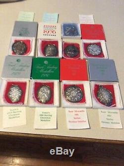 Towle sterling silver christmas ornaments