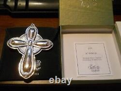 Tuttle Sterling Silver Christmas Cross Collection Lot Of 7 Ornaments 2008-14