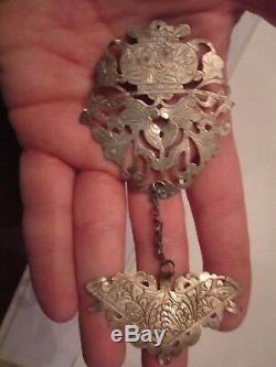 VINTAGE STERLING SILVER XMAS ORNAMENT FOR CHRISTMAS 5 3/4 LONG 27g OFC-3