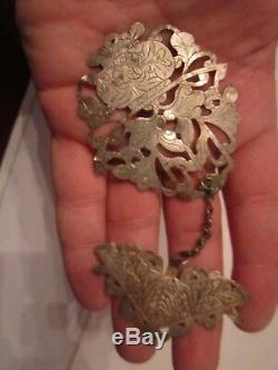 VINTAGE STERLING SILVER XMAS ORNAMENT FOR CHRISTMAS 5 3/4 LONG 27g OFC-3