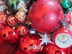 VTG CHRISTMAS ORNAMENT WREATHStunning! 24 RED GREEN SILVER-BETTY BOOP