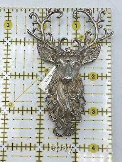 VTG Christopher Radko Limited Edition Sterling Regal Reindeer Ornament Pendant